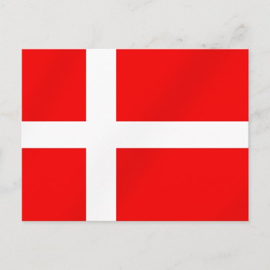 Deense vlag voor Denen Briefkaart (Voorkant)