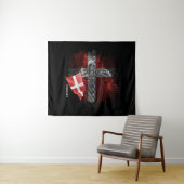 Deense vlag wandkleed (In Situ (horizontaal))