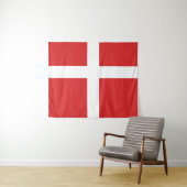 Deense vlag wandkleed (In Situ (horizontaal))