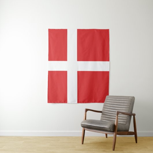 Deense vlag wandkleed (In situ)