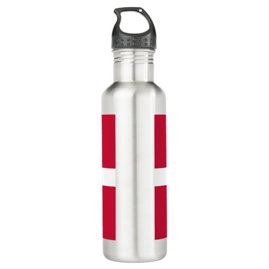 Deense vlag waterfles  (Achterkant)