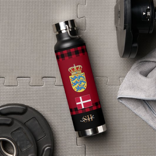 Deense vlag waterfles (Gym)