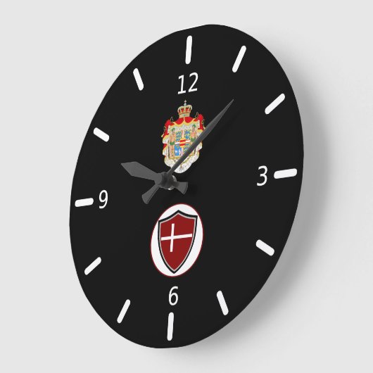 Deense vlaggen grote klok (Hoek)