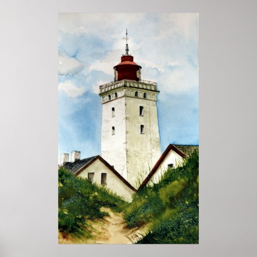 Deense vuurtoren poster (Voorkant)