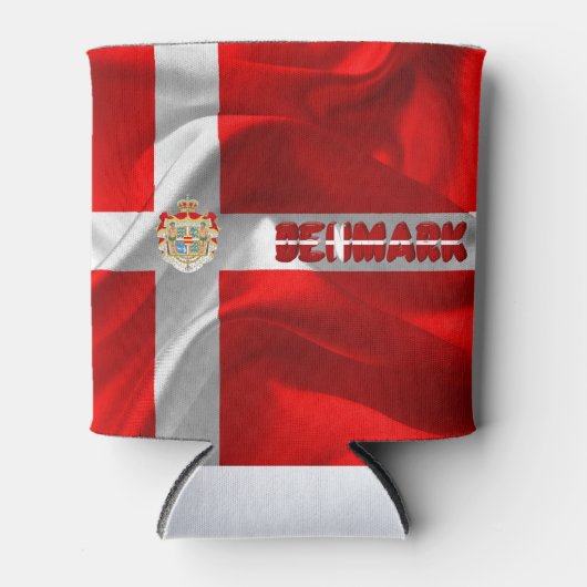 Deense wapenschild blikjeskoeler (Voorkant)