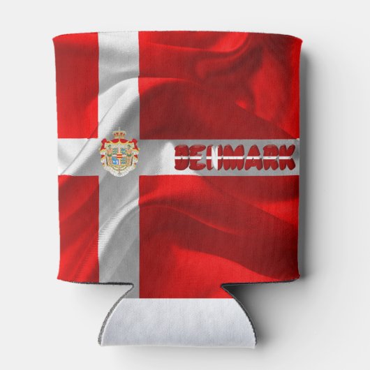 Deense wapenschild blikjeskoeler (Achterkant)