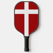 Deense wapenschild pickleball paddle (Voorkant)