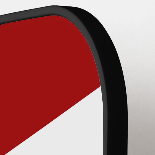 Deense wapenschild pickleball paddle (Links Detail)