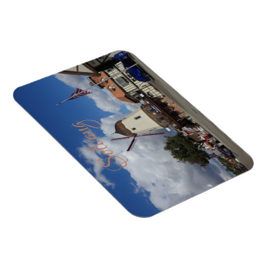 Deense Windmill Solvang California Souvenir Magneet (Rechterzijde)