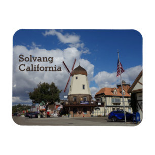 Deense Windmill Solvang California Souvenir Magneet