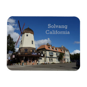Deense Windmill Solvang California Souvenir Magneet