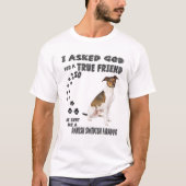 Deense Zweedse farmdog Quote mam Pap, Scanian Terr T-shirt (Voorkant)