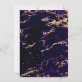 Deep Amethyst Waterverf Geode Barefoot Bride™ (Achterkant)