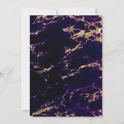 Deep Amethyst Waterverf Geode Barefoot Bride™ (Achterkant)