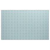Deep Aqua en White Geometric Pattern Shippo Stof (Yard (91,4 cm))