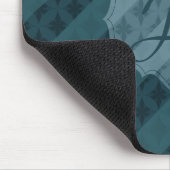 Deep Aqua Navy Blue Attractive & Classy Mousepad Muismat (Hoek)