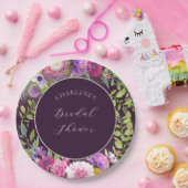 Deep Aubergine Dream Vrijgezellenfeest Papier Bord (Feest)