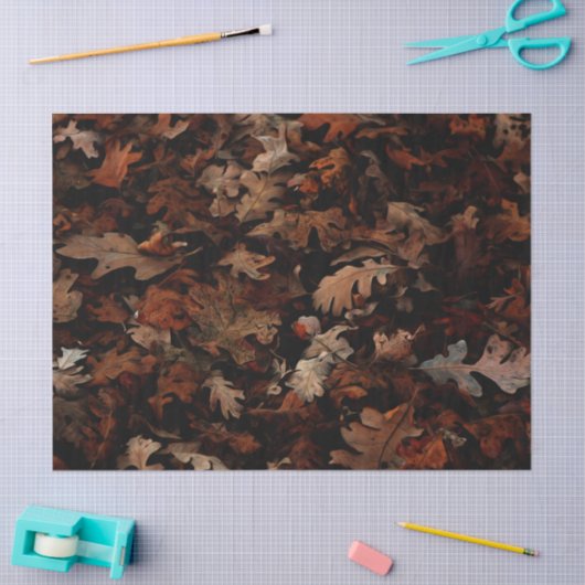 Deep Autumn All-Over print-tapedocument Tissuepapier (Craft)