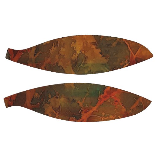 Deep Autumn Rich Aardse Abstracte Herfst Basketbal (Panelen)