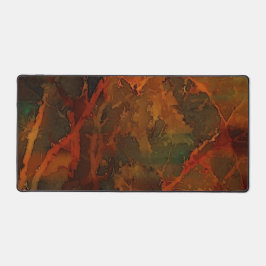 Deep Autumn Rich Aardse Abstracte Herfst Bureaumat