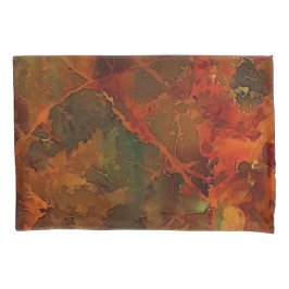 Deep Autumn Rich Aardse Abstracte Herfst Kussensloop