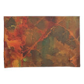 Deep Autumn Rich Aardse Abstracte Herfst Kussensloop (Voorkant-Rechts)