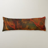 Deep Autumn Rich Aardse Abstracte Herfst Lichaamskussen (Voorkant)