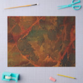 Deep Autumn Rich Aardse Abstracte Herfst Tissuepapier (Craft)