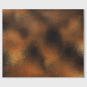 Deep Black Gold Glass Ice Glam Cadeaupapier (Vlak)