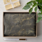 Deep Black & Gold Marble Tissue Paper Tissuepapier (Geschenk)
