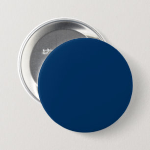 Deep Blue 003366 Kleur - Voeg een naam optie Ronde Button 7,6 Cm