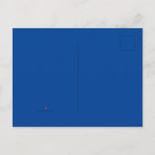 Deep Blue #004095, Cool Blue Aankondigingskaart (Achterkant)