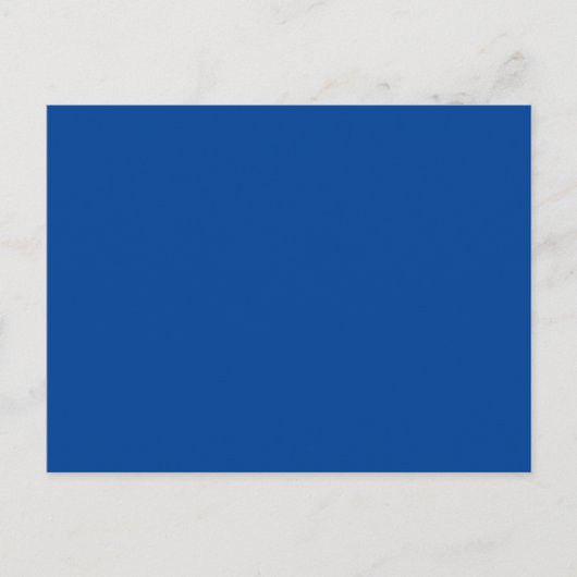 Deep Blue #004095, Cool Blue Aankondigingskaart (Voorkant)