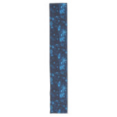 Deep Blue & Bright Sneeuwvlokken Tafelloper (Voorkant)