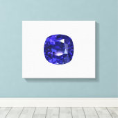 Deep Blue Canvas Afdruk (Insitu (Houten vloer))