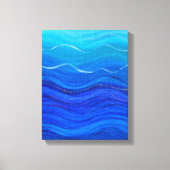 Deep Blue Canvas Afdruk (Voorkant)