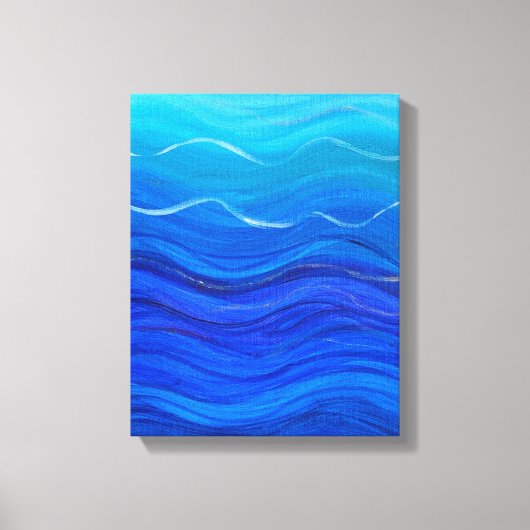 Deep Blue Canvas Afdruk (Voorkant)