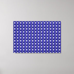 Deep Blue Canvas Afdruk