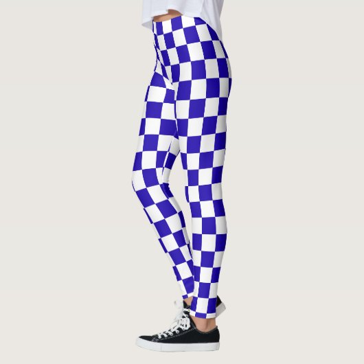 Deep blue checkered  leggings (Links)