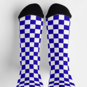 Deep blue checkered  sokken (Top)