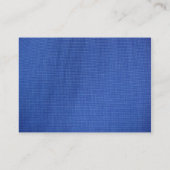 Deep Blue Cloth Visitekaartje (Achterkant)