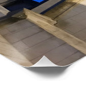 Deep blue cross poster (Hoek)