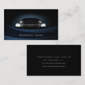 Deep Blue Curves Car Front Visitekaartje (Voorkant / Achterkant)