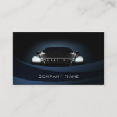 Deep Blue Curves Car Front Visitekaartje (Voorkant)