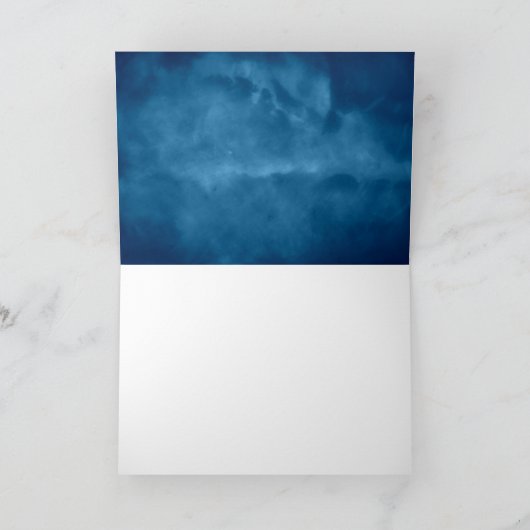 Deep Blue, dank je Bedankkaart (Binnen)