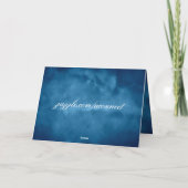 Deep Blue, dank je Bedankkaart (Achterkant)