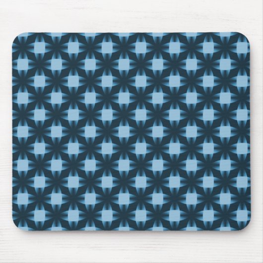 Deep Blue Daring Disks Mousepad Muismat (Voorkant)