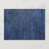 Deep Blue Denim Print Briefkaart (Voorkant)