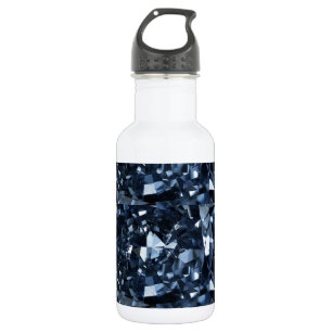 Deep Blue Diamond Effect Waterfles