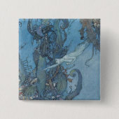 Deep Blue Dream  Mermaid Button (Voorkant)